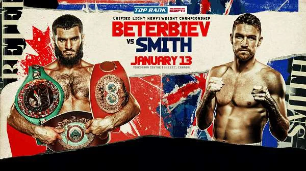 TopRank Boxing Beterbiev Vs Smith 1/13/24 