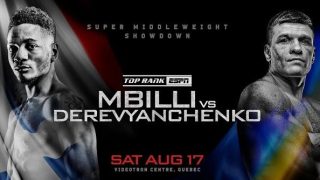 Mbilli vs Derevyanchenko 8/17/24 – August 17th 2024